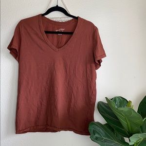 Short sleeve v-neck